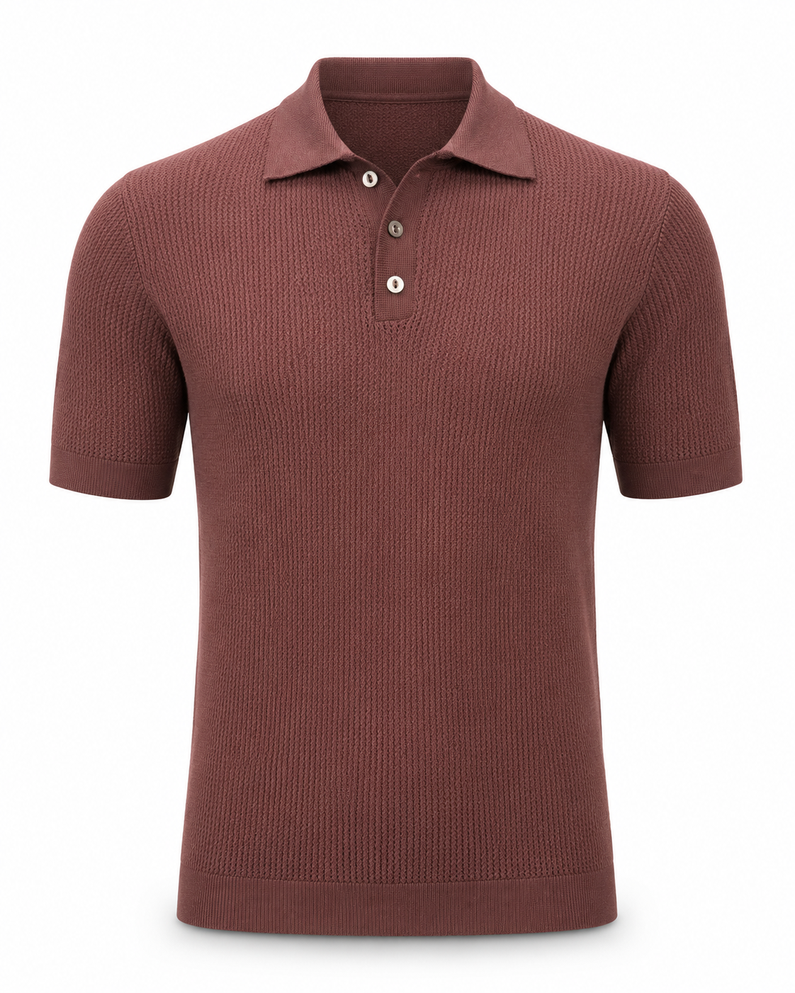 Tobacco Brown - Costa Knit Polo