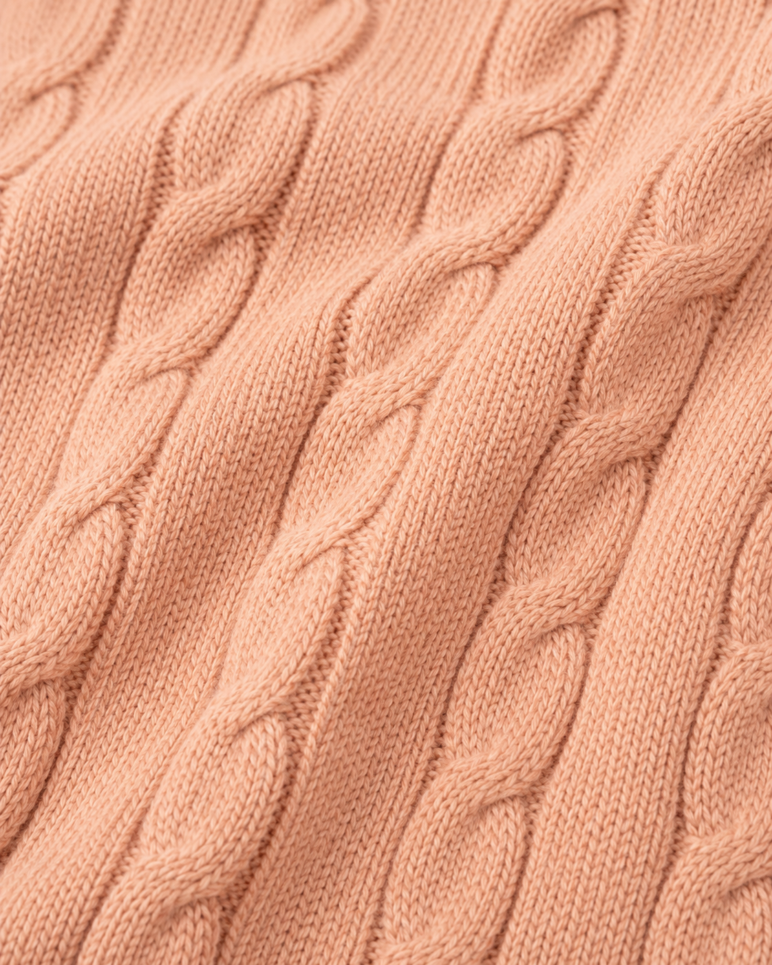 Copper Blush - Cable Knit