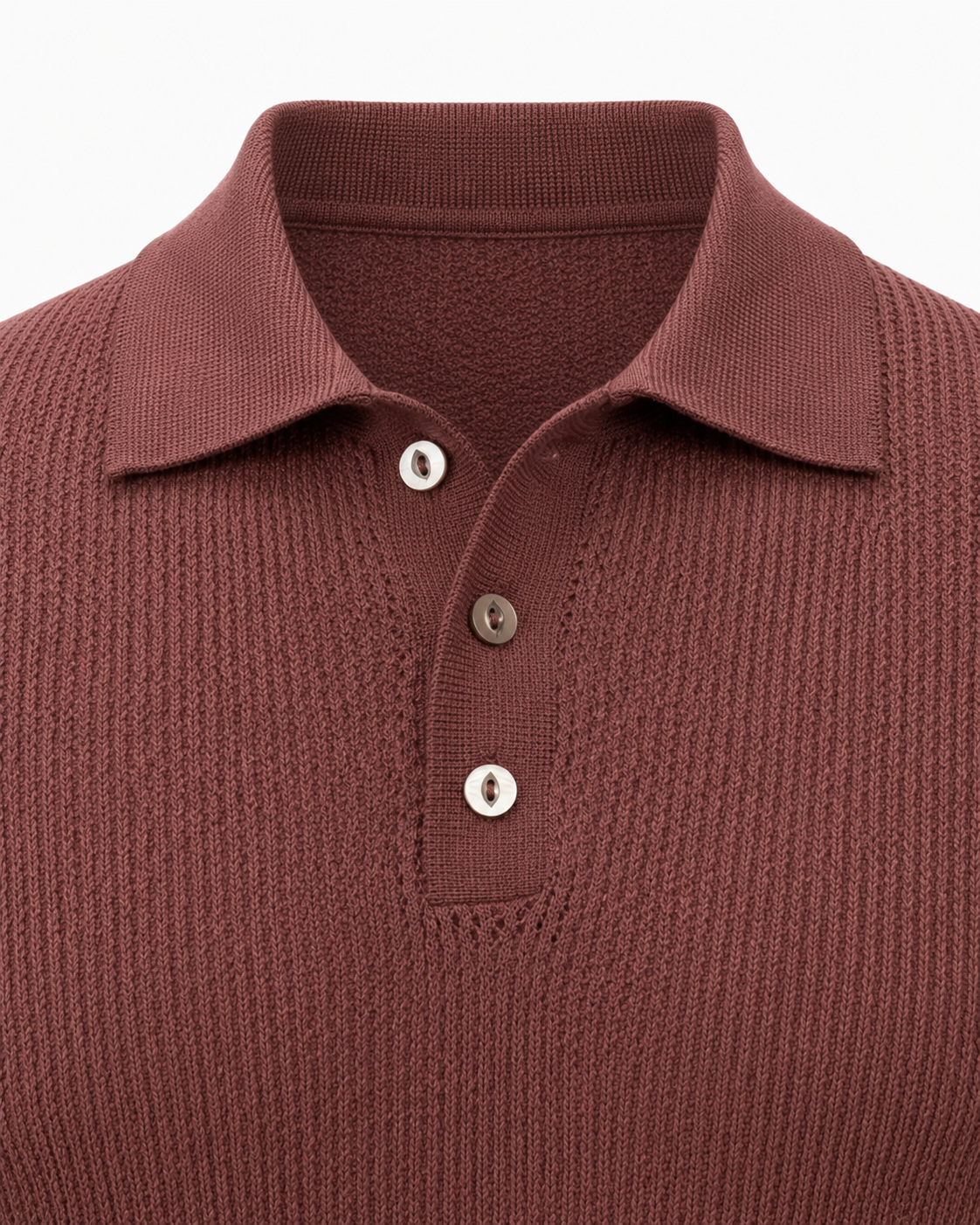 Tobacco Brown - Costa Knit Polo