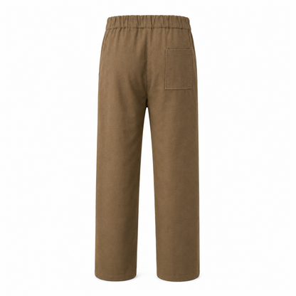 Premium Tobacco Brown – Linen Pants
