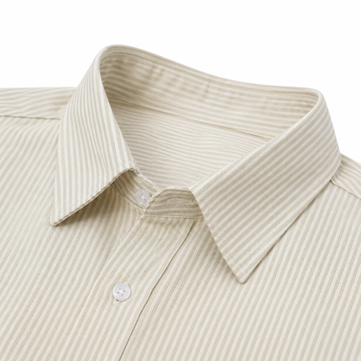 Dune Beige - Pinstriped Shirt
