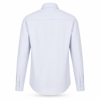 Sky Blue - Pinstriped Shirt