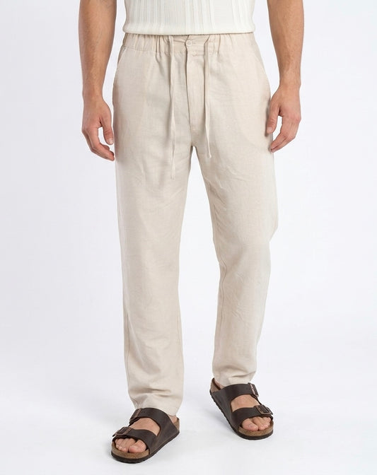 Dune Beige – Linen Pants