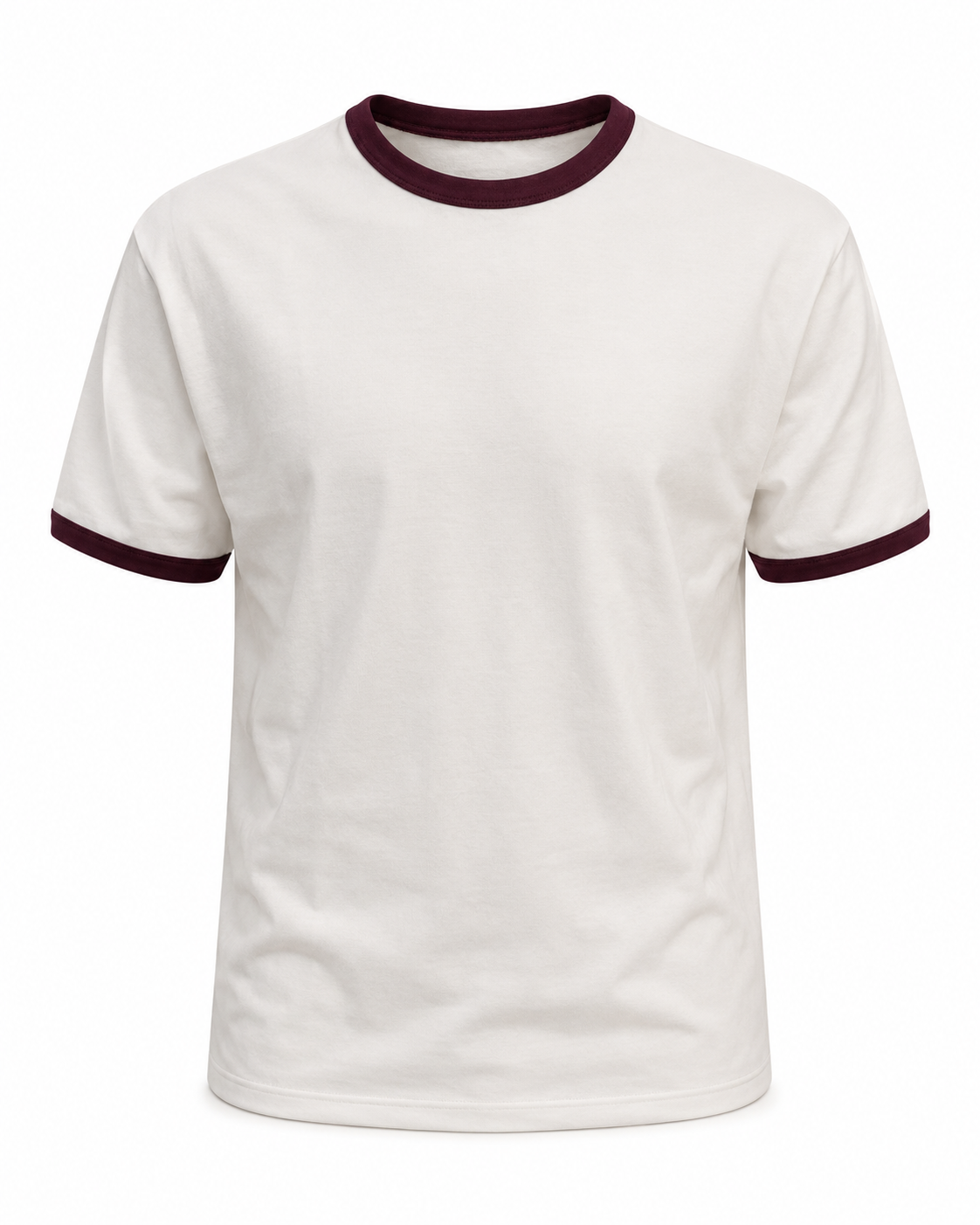 Signature Burgundy - Ringer Tee