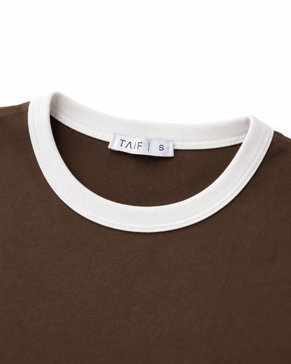 Tobacco Brown - Ringer Tee