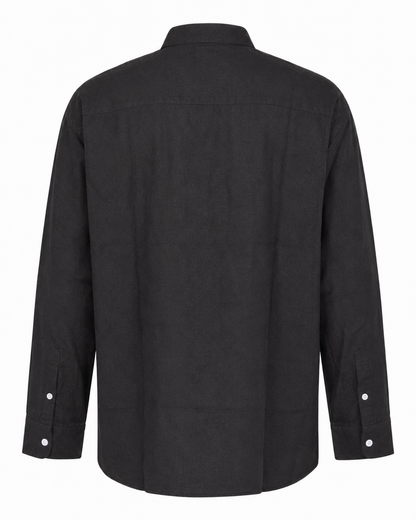 Midnight Black – Long Sleeve Linen