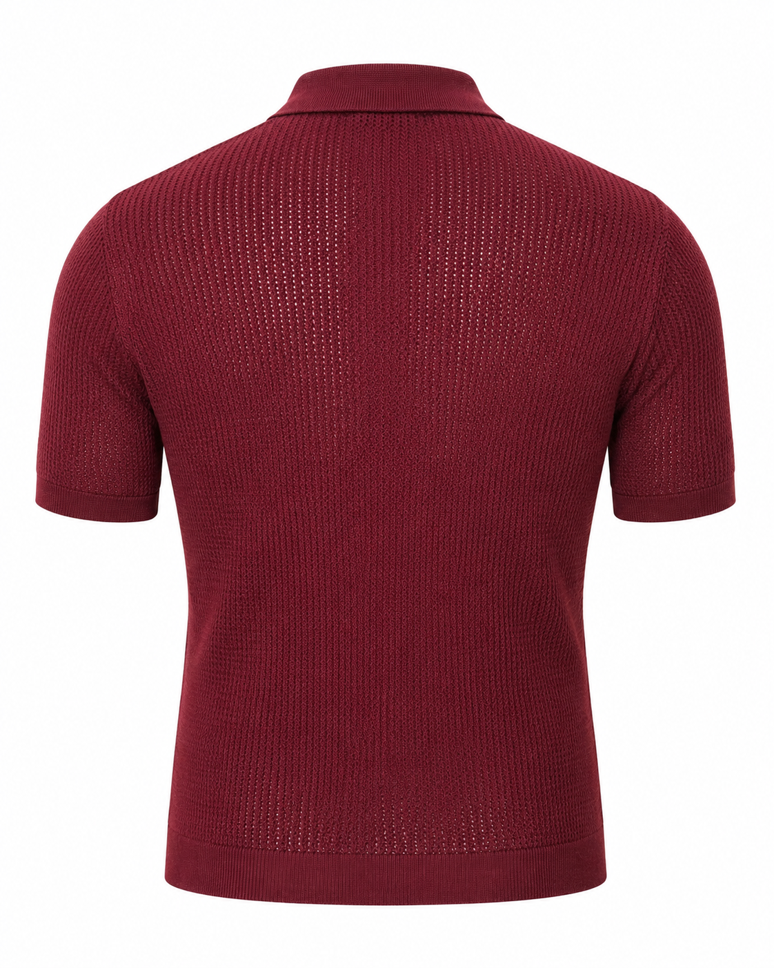 Crimson Burgundy - Costa Knit Polo