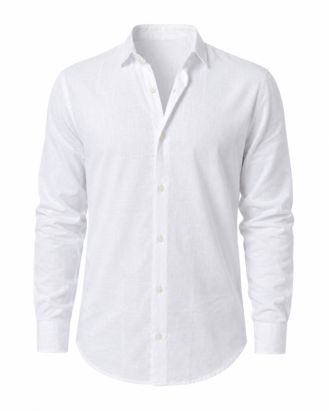 Pearl White – Long Sleeve Linen