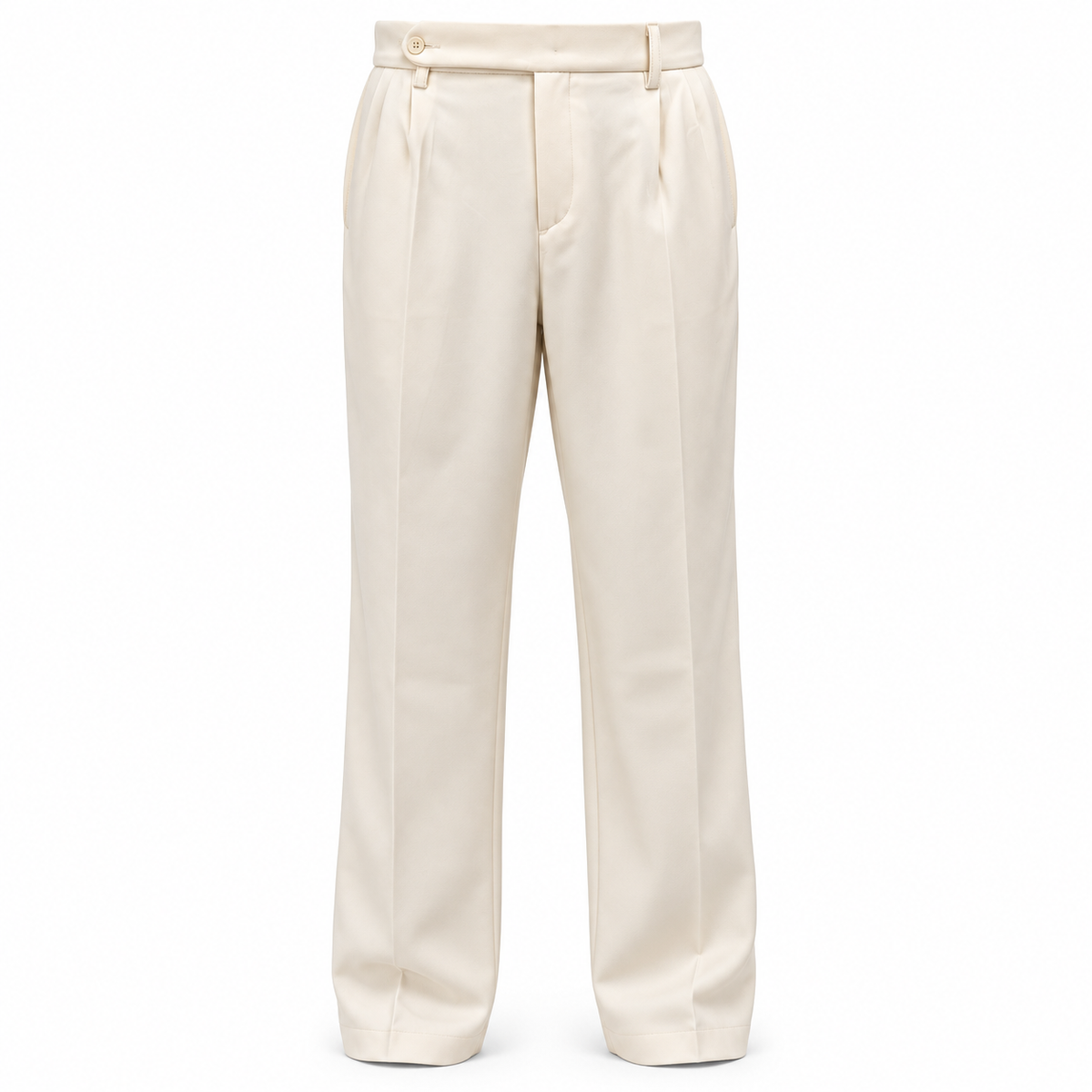 Creamy White - Italian Pleated Pants