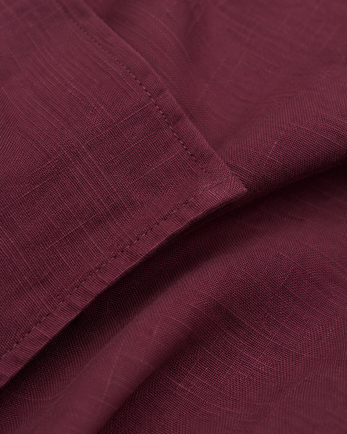 Crimson Burgundy – Long Sleeve Linen