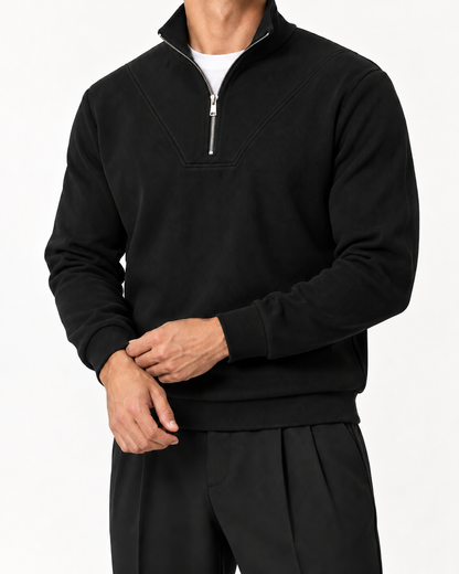 Midnight Black Quarter Zip