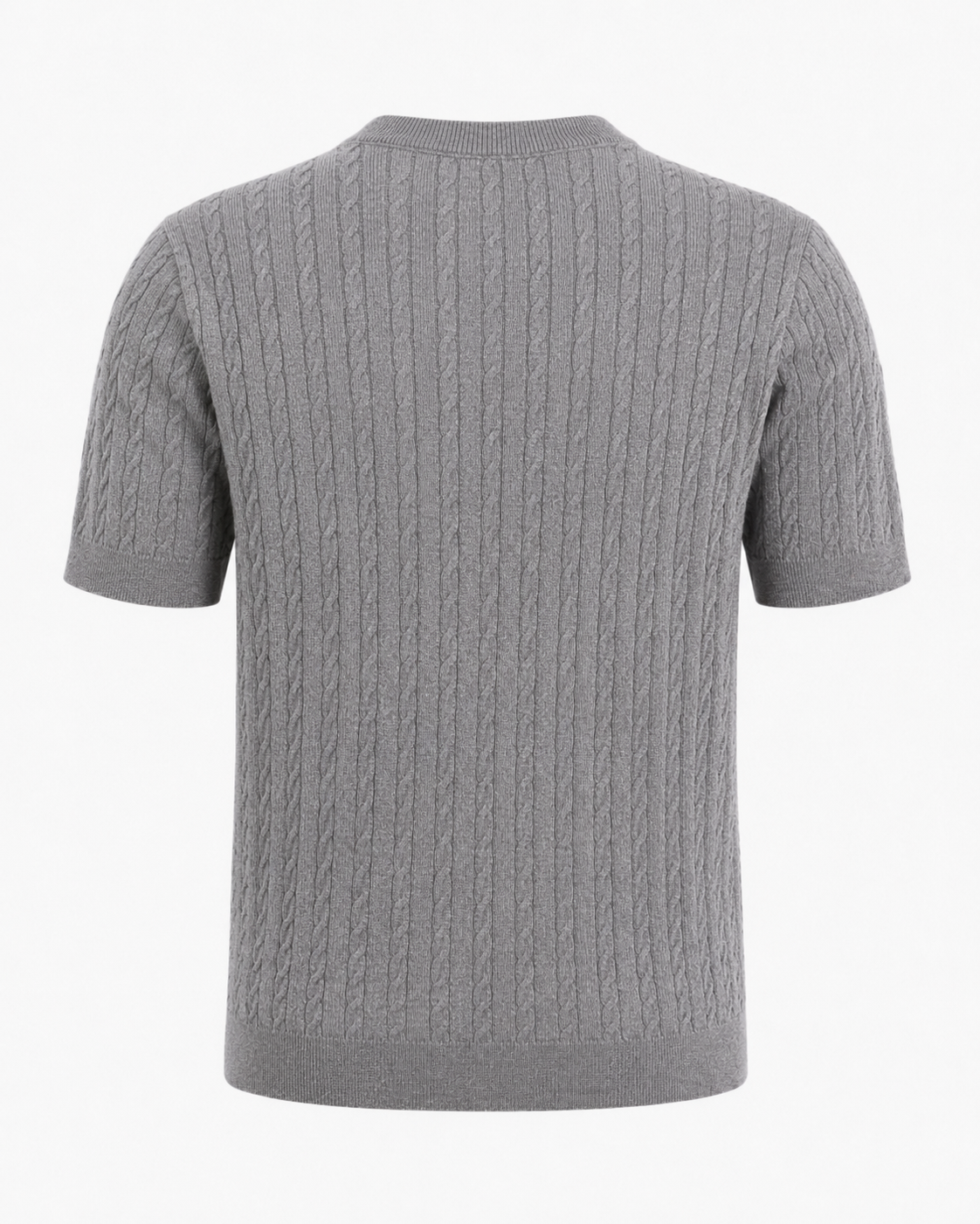 Ash Grey - Cable Knit