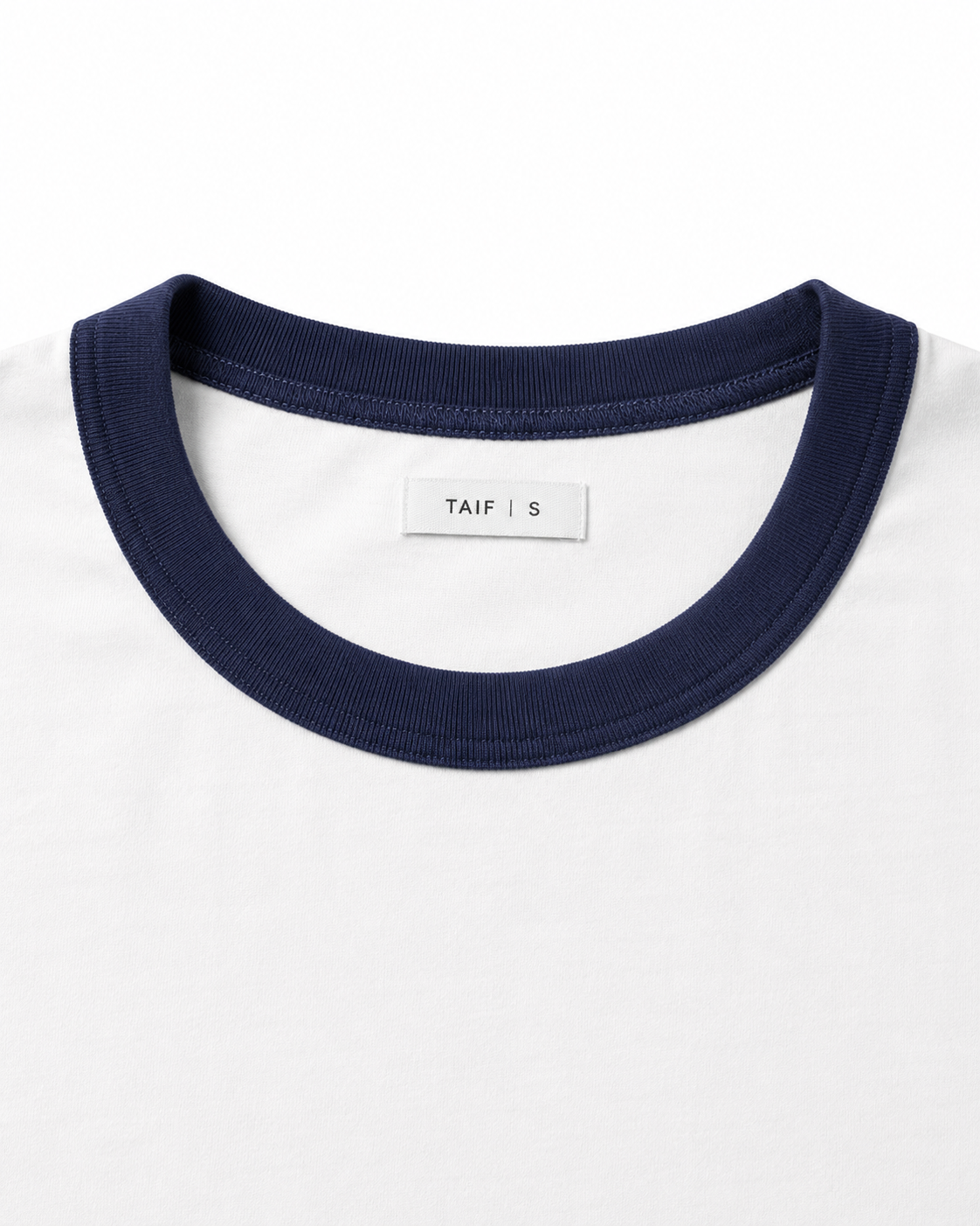 Signature Navy - Ringer Tee