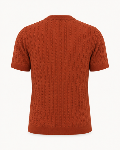 Terracotta - Cable Knit
