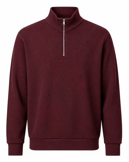 Crimson Burgundy Quarter Zip