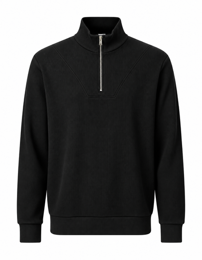 Midnight Black Quarter Zip