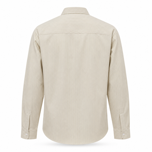 Dune Beige - Pinstriped Shirt