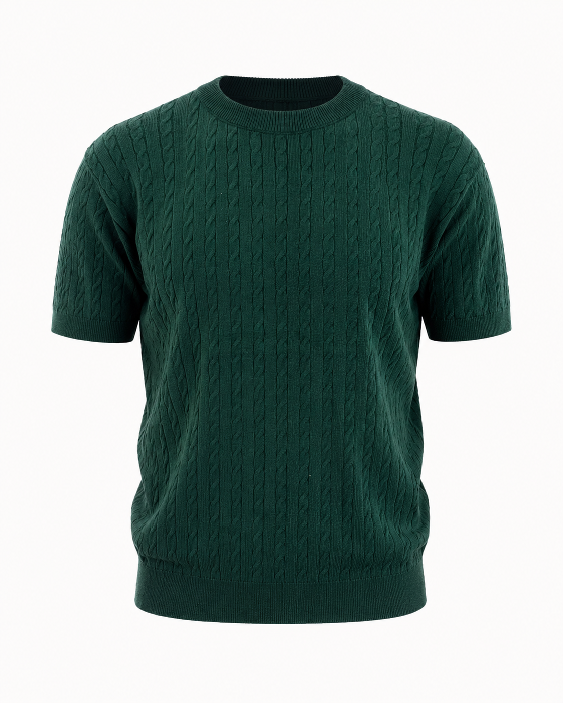 Emerald Green - Cable Knit