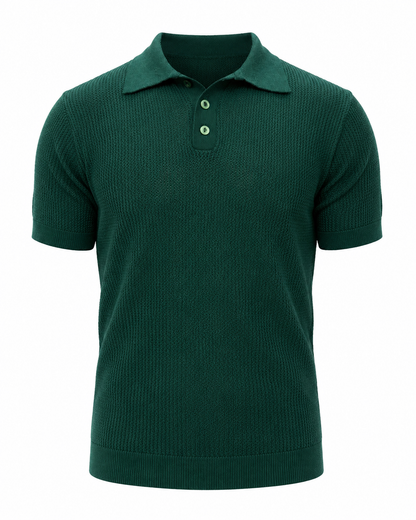Emerald Green - Costa Knit Polo