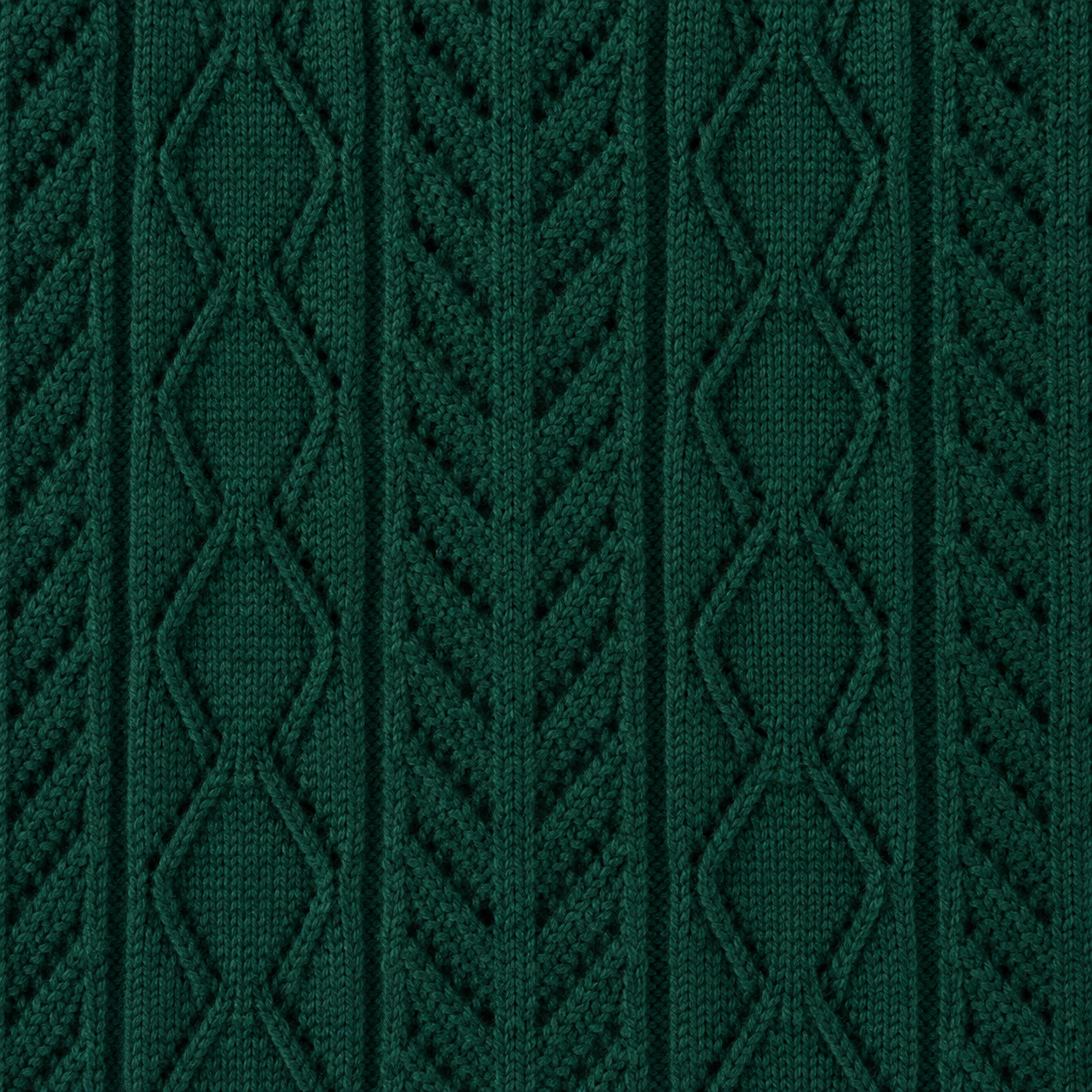 Emerald Green - Mosaic Knit Polo