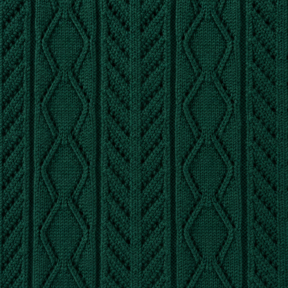 Emerald Green - Mosaic Knit Polo
