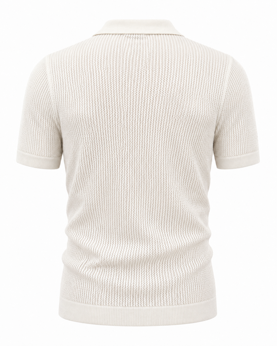 Pearl White - Costa Knit Polo