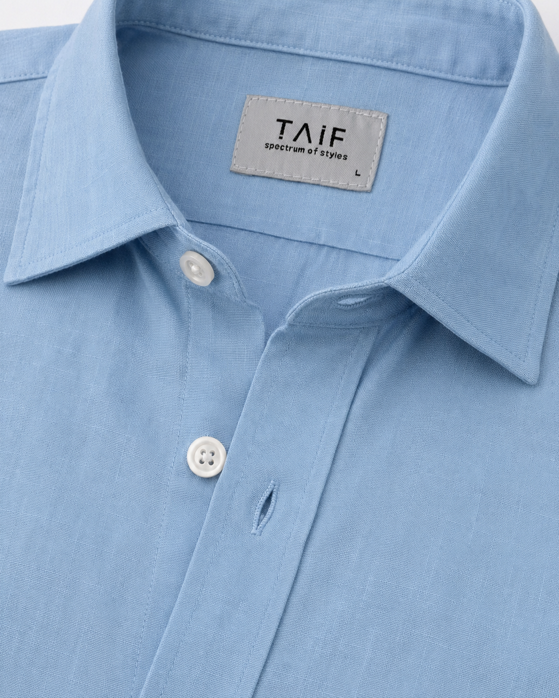 Sky Blue – Long Sleeve Linen