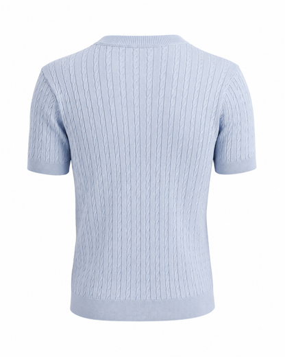 Sky Blue - Cable Knit