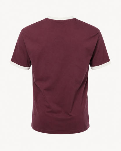 Crimson Burgundy - Ringer Tee