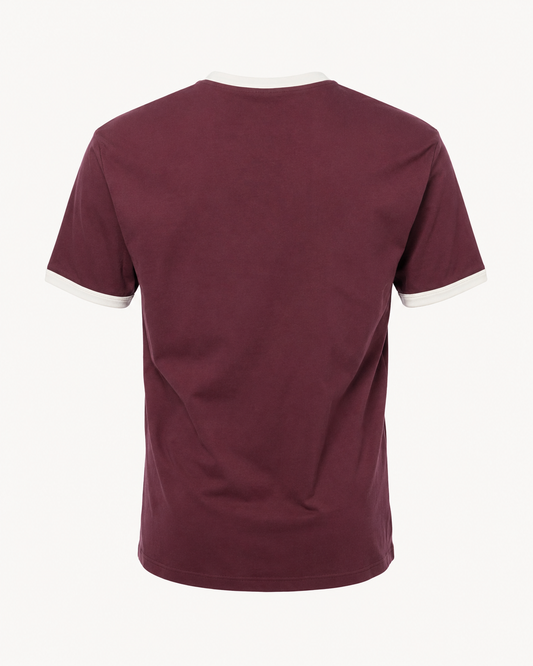 Crimson Burgundy - Ringer Tee