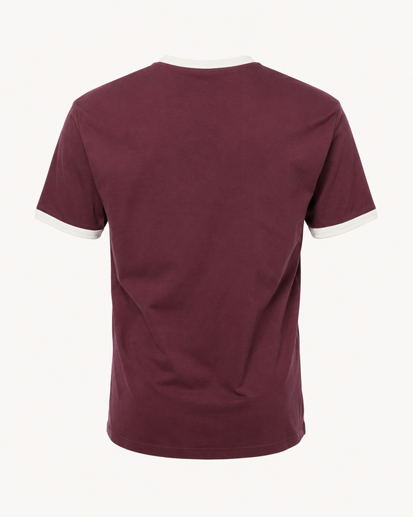 Crimson Burgundy - Ringer Tee