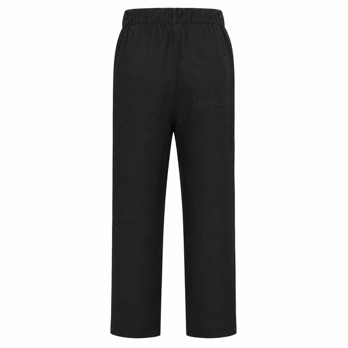 Premium Midnight Black – Linen Pants