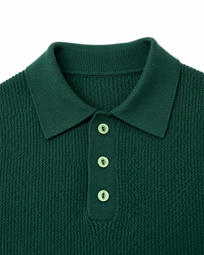 Emerald Green - Costa Knit Polo