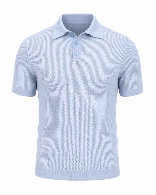 Sky Blue - Costa Knit Polo