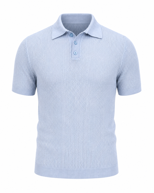 Sky Blue - Costa Knit Polo