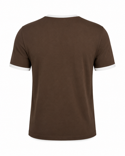 Tobacco Brown - Ringer Tee