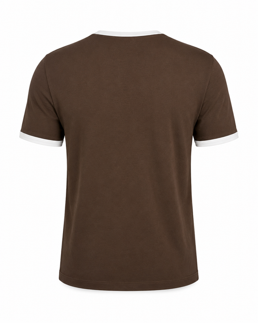Tobacco Brown - Ringer Tee