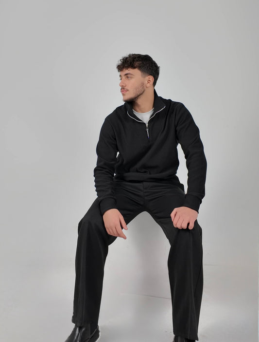 Midnight Black Quarter Zip