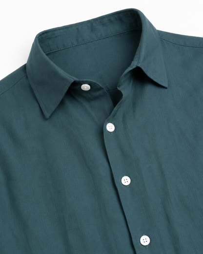Ocean Blue – Long Sleeve Linen