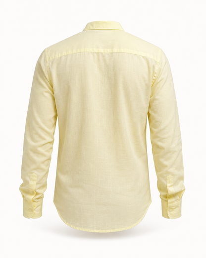 Island Yellow – Long Sleeve Linen