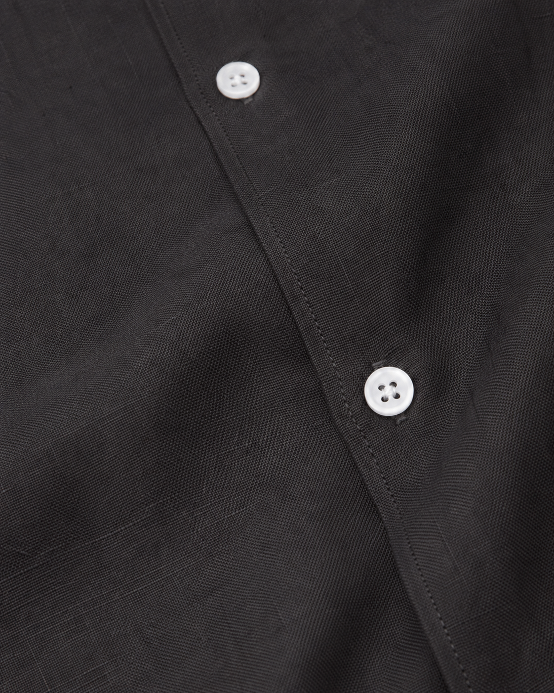 Midnight Black – Long Sleeve Linen