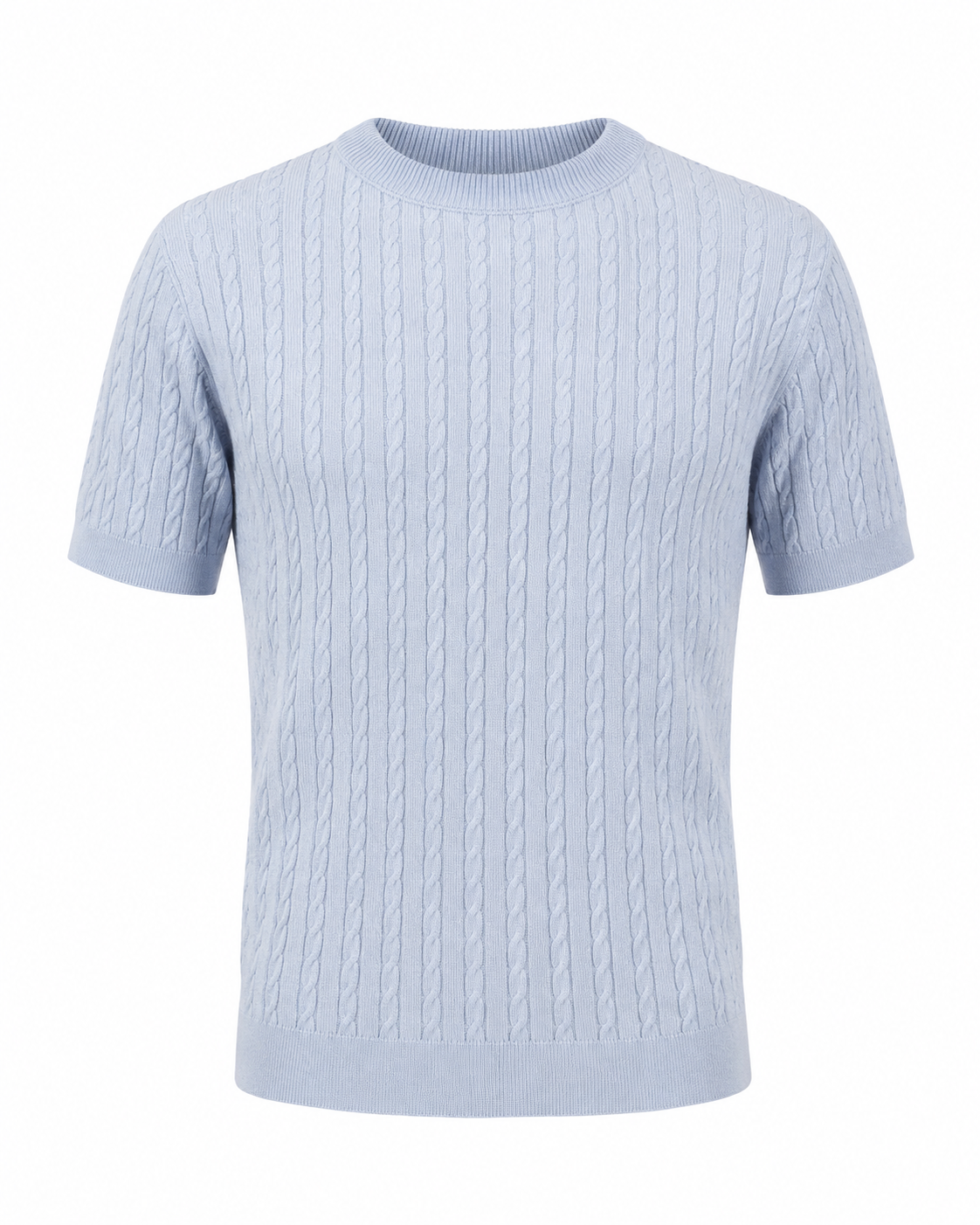 Sky Blue - Cable Knit