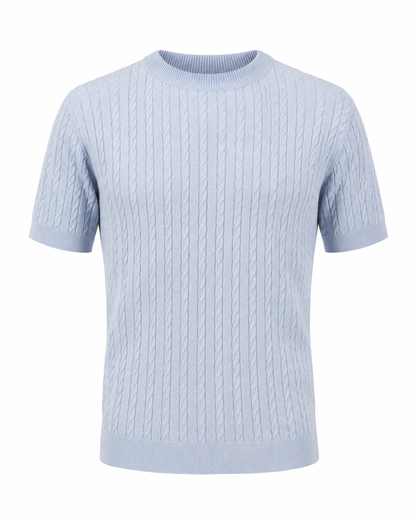 Sky Blue - Cable Knit