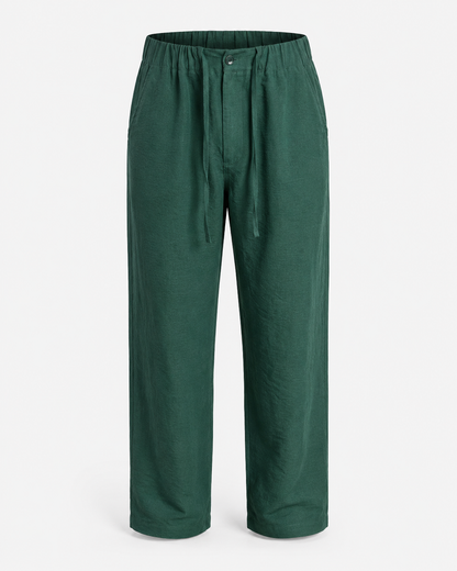 Emerald Green – Linen Pants