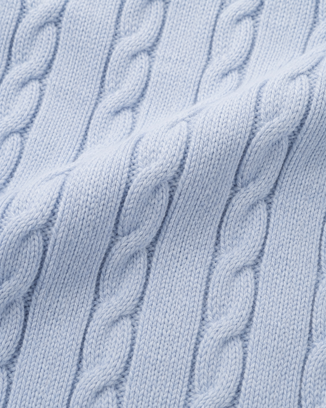 Sky Blue - Cable Knit