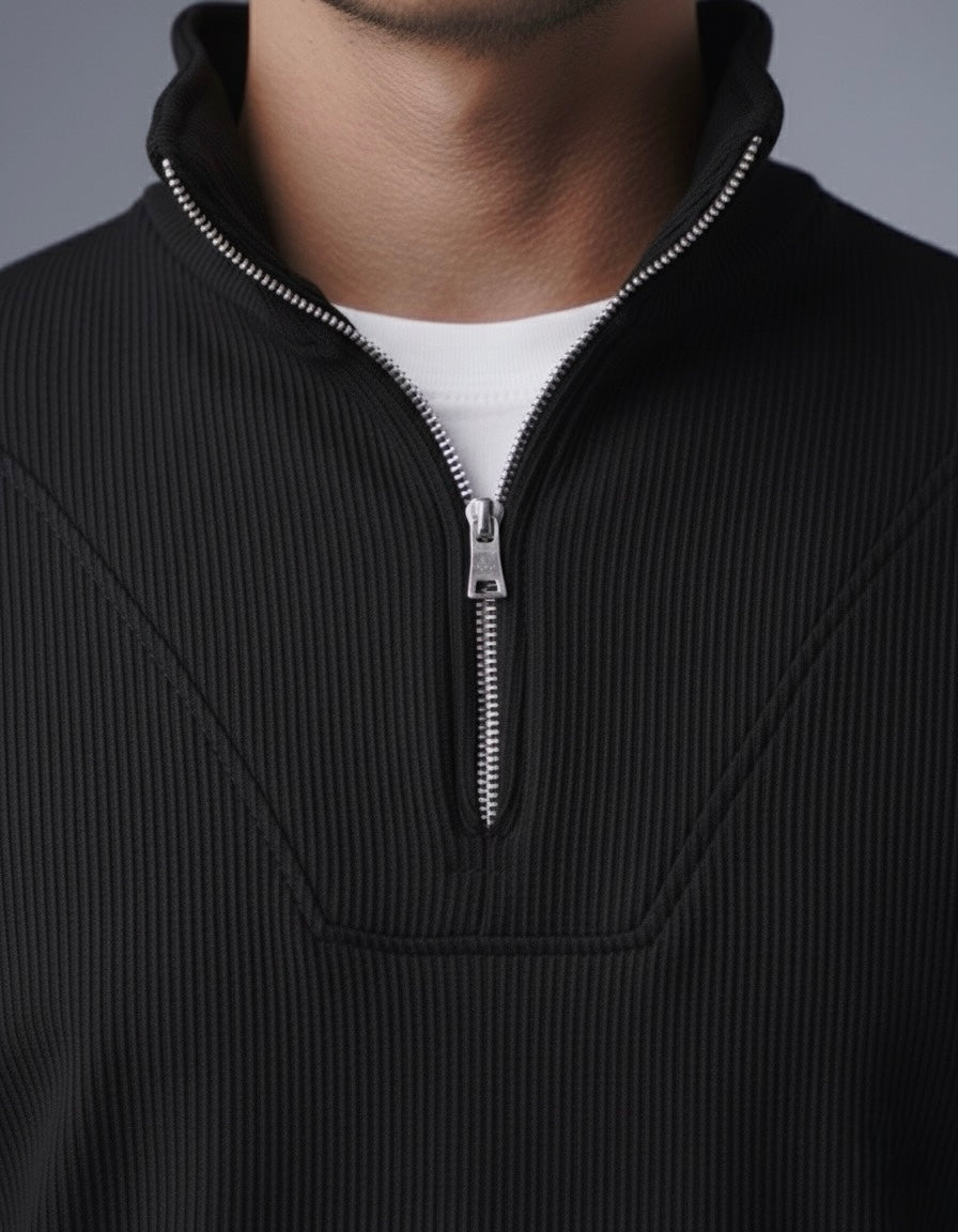 Midnight Black Quarter Zip