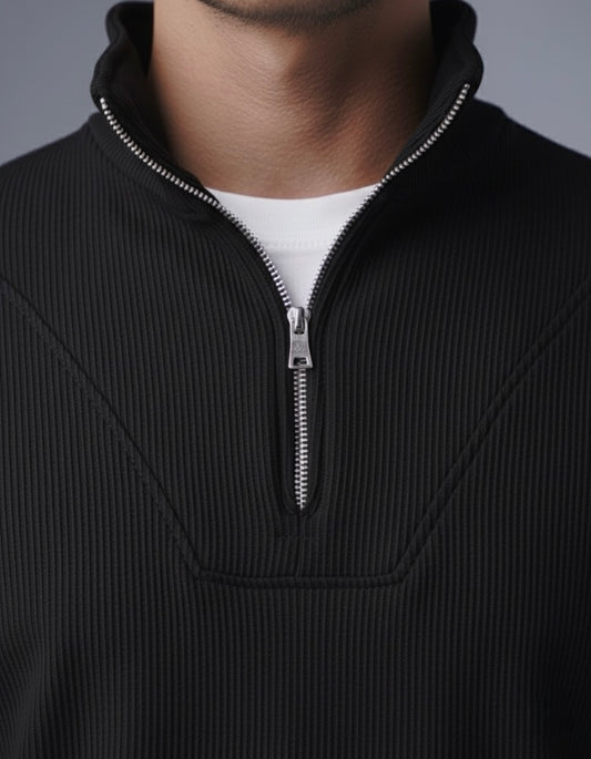 Midnight Black Quarter Zip