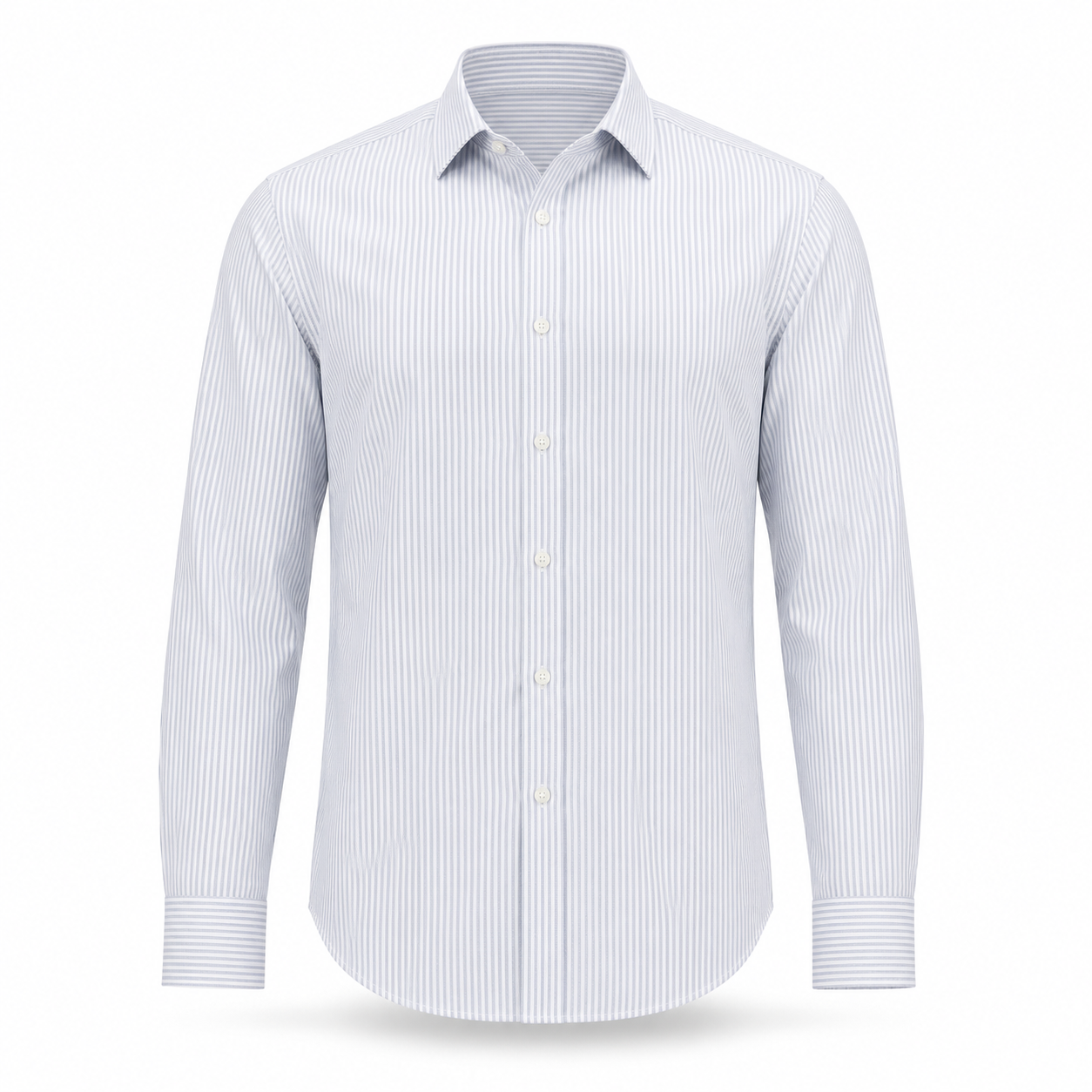 Sky Blue - Pinstriped Shirt