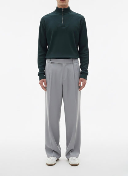 Urban Grey - Italian Pleated Pants