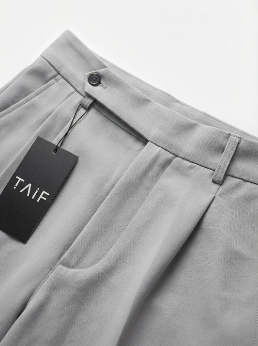 Urban Grey - Italian Pleated Pants